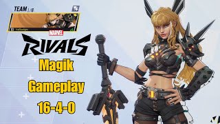 Magik Gameplay  1640  Marvel Rivals  Closed Alpha Test [upl. by Otreblif]