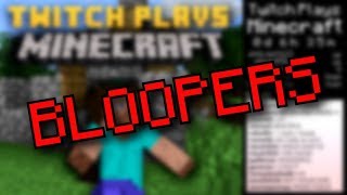 Twitch Plays Minecraft  Bloopers [upl. by Boutis2]