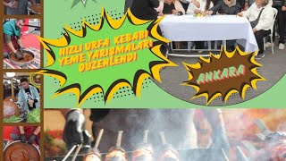 YEMEK VE BAHARAT ŞENLİĞİNDE BOL İSOTLU ÇİĞ KÖFTE VE EN HIZLI URFA KEBAPI YEME YARIŞMASI [upl. by Beltran]