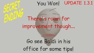 Secret Ending Wrong answers only   Baldis Basics in Education and Learning v131 [upl. by Copp]