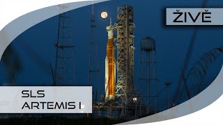 ŽIVĚ SLS Artemis I [upl. by Alaehs711]