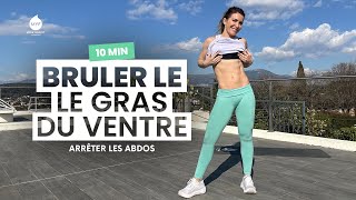 🔥 10 min  Brûler le GRAS DU VENTRE vite   Arrêtez les abdos  Jessica Mellet  Move Your Fit [upl. by Bodi429]