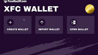 XFC Wallet 20 Tutorial [upl. by Hpesojnhoj]