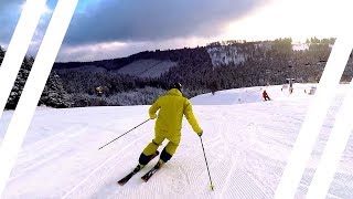 Skifahren im Sauerland POSTWIESE in Neuastenberg bei Winterberg im TEST [upl. by Smitty]