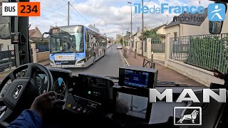 Bus RATP  Aubervilliers  Métro  Mairie de Livry Gargan [upl. by Inalaeham]