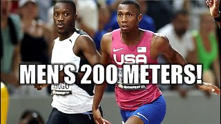 Erriyon Knighton VS Letsile Tebogo  Mens 200 Meters  2024 Prefontaine Classic [upl. by Aseiram]