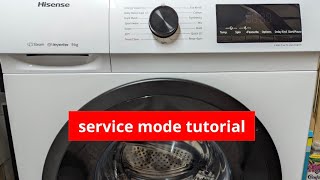 hisense WFQPYA  nonfunctional service mode tutorial [upl. by Wolfgram]