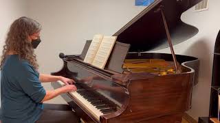 Kate Playing On Our 1920 Heintzman Grand Piano Model D [upl. by Hege826]