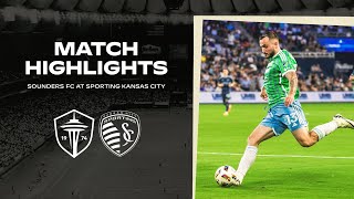 HIGHLIGHTS Sporting Kansas City vs Seattle Sounders FC  June 8 2024 [upl. by Golightly302]