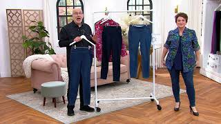 Denim amp Co Cozy Touch Denim PullOn Jeggings on QVC [upl. by Marko]