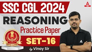 SSC CGL 2024  SSC CGL Reasoning Classes By Vinay Tiwari  SSC CGL Reasoning Practice Set 16 [upl. by Ahtram]