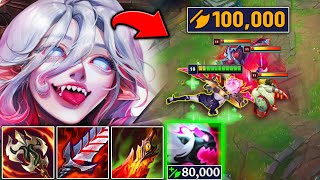 I built every Lifesteal item on Briar and its insanely broken 80K HEALING 100K DAMAGE [upl. by Aihsinyt]