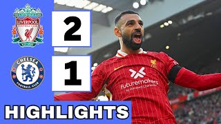 Salah Shines Jones Scores 🔥Liverpool Stays Top After Intense 21 Victory vs Chelsea [upl. by Pearla39]