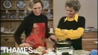 Mary Berry cooks chicken stroganoff  One ring cooking 1973 [upl. by Rexer]