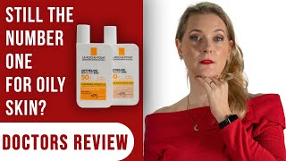 La Roche Posay Anthelios Uvmune 400 Invisible Fluid SPF 50  on oily skin  Doctors Review [upl. by Violet]