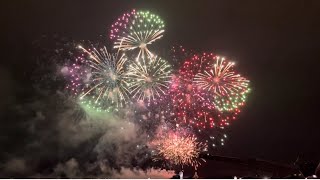 New Year Fireworks  Toronto Downtown Harbour front  2022 [upl. by Ainolloppa]