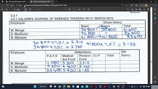 Salaries Journal Grade 10 [upl. by Arman]