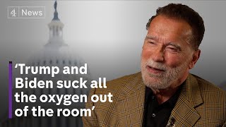 Arnold Schwarzenegger on selfhelp the IsraelGaza war and why hed be a good US president [upl. by Emoraj]