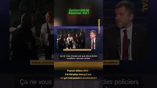 Franck Allisio du rn nest pas patriote concernant lincident diplomatique en israel gendarme yt [upl. by Legyn165]