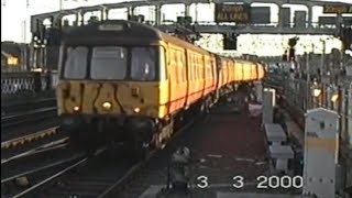 Glasgow runabout with Class 101s and 303s 3rd March 2000 [upl. by Arbmik156]