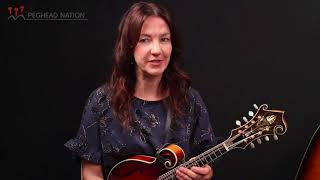 Intermediate Bluegrass Mandolin with Sharon Gilchrist quotUp And Around the Bendquot [upl. by Gnuy]