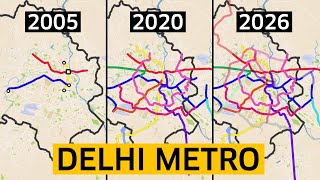 How Delhi Metro Became Indias Largest Metro Network [upl. by Scrivings]