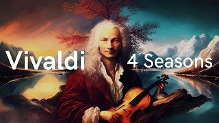 Four Seasons  Antonio Vivaldi A Musical Journey through Natures Beauty amp AI art  Music for brain [upl. by O'Donoghue153]