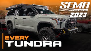 All The 2024 NEW Toyota Tundras at SEMA 2023 Overland 1794s Custom TRD Pros amp MORE [upl. by Paget]