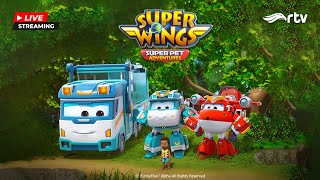 🔴LIVE  Super Wings RTV  Super Pet Adventure  Season 7  Eps 2629 [upl. by Damalis473]