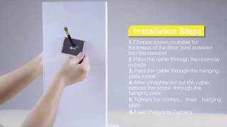 Peephole Viewer YB 43AHD M Installation instructions [upl. by Nnyleak199]