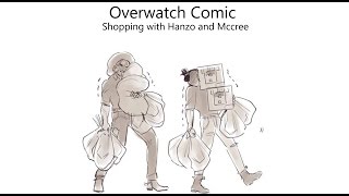 Shopping with Hanzo and Mccree Overwatch Comic [upl. by Kramal]