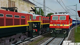 Gandhidham Junction  Puri Weekly Superfast Express  BRC WAP4  MSTS Open Rails Journey Part 1 [upl. by Nazario]