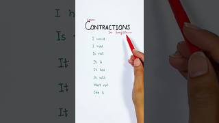 Same Contractions of Different Words contraction english shorts [upl. by Yma]