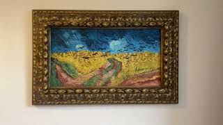 Wheat Field with Crows Van Gogh reproduction [upl. by Phyllida]