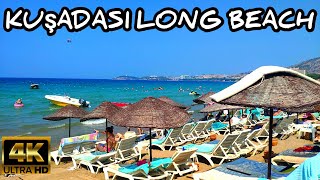 KUŞADASI LONG BEACH WALKING TOUR  September 4 2022  4k UHD 60fps [upl. by Ervine536]