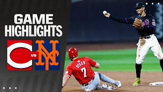 Reds vs Mets Game Highlights 9624  MLB Highlights [upl. by Attelocin]