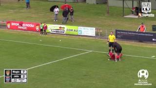 2016 NNSWF NPL Round 14  2nd Half  Broadmeadow Magic v Newcastle Jets Youth [upl. by Sethi953]