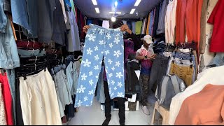 Baggy jeans and cargos starting from Rs 200  thrift shopping in Mumbai [upl. by Ailic194]