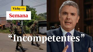 “En Samaniego autoridades han sido incompetentes” padre de víctima de masacre  Vicky en Semana [upl. by Laira]