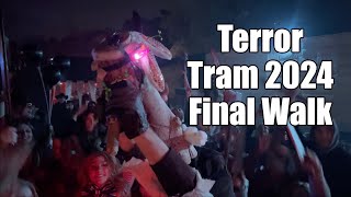 TERROR TRAM 2024 FINAL WALK  WRAP NIGHT  UNIVERSAL STUDIOS HOLLYWOOD HALLOWEEN HORROR NIGHTS [upl. by Annael351]