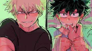 Bakugou and Deku in a battle of love 😏🙈 English Comic Dub [upl. by Kenyon]