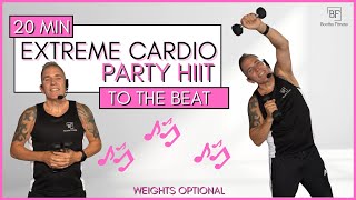 20 min NO REPEATS CARDIO HIIT WORKOUT  High Intensity  Move to The Beat ♫  Low Impact [upl. by Romine]