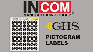 GHS HazCom 2012 amp WHMIS 2015 Pictogram Labels [upl. by Terrag553]