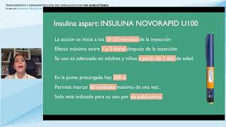 Insulinas de acción rápida Dra Gala Gutiérrez [upl. by Hannahoj]