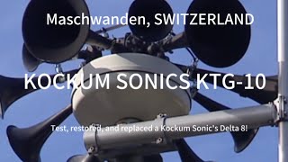 Kockum Sonics KTG10 Test  Gas Alarm  Maschwanden Switzerland  1222023 [upl. by Lucinda]