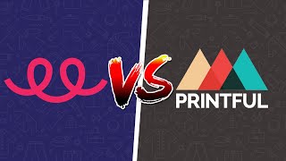 Printful vs Teespring 2024  Which is Better Print on Demand Website [upl. by Daza]