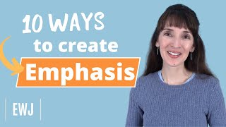 10 Ways to Create Emphasis  C1 Grammar [upl. by Davison]