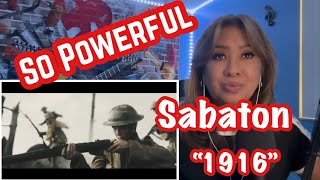 First Time Hearing SABATON  1916 Official Music Video  Reaction [upl. by Ainirtak]