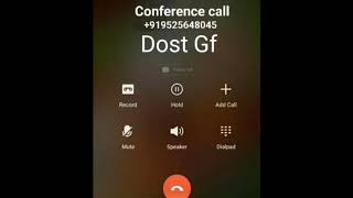 call ringtone VS Dost ke Gf ke sath call prank call recording [upl. by Enilasor]