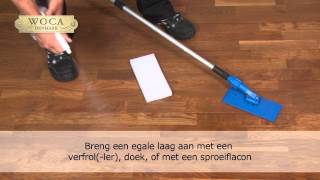 Onderhoudsinstructies Woca olie ALMA PARKET houten vloeren Breda [upl. by Anyak]